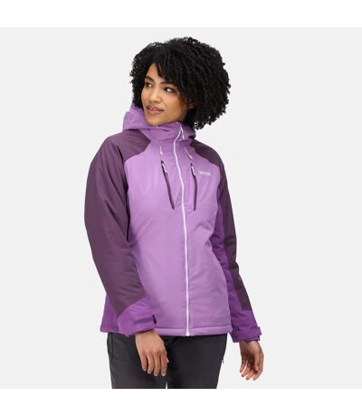 Womens/ladies Highton Stretch Ii Waterproof Padded Jacket Hyacinth Purple Sapphire Dark Aubergine Regatta