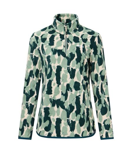 Haut Polaire Motif/style Coup De Brosse Margot Femme Vert Forêt Regatta