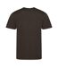 AWDis Just Cool Mens Performance Plain T-Shirt (Hot Chocolate) - UTRW683