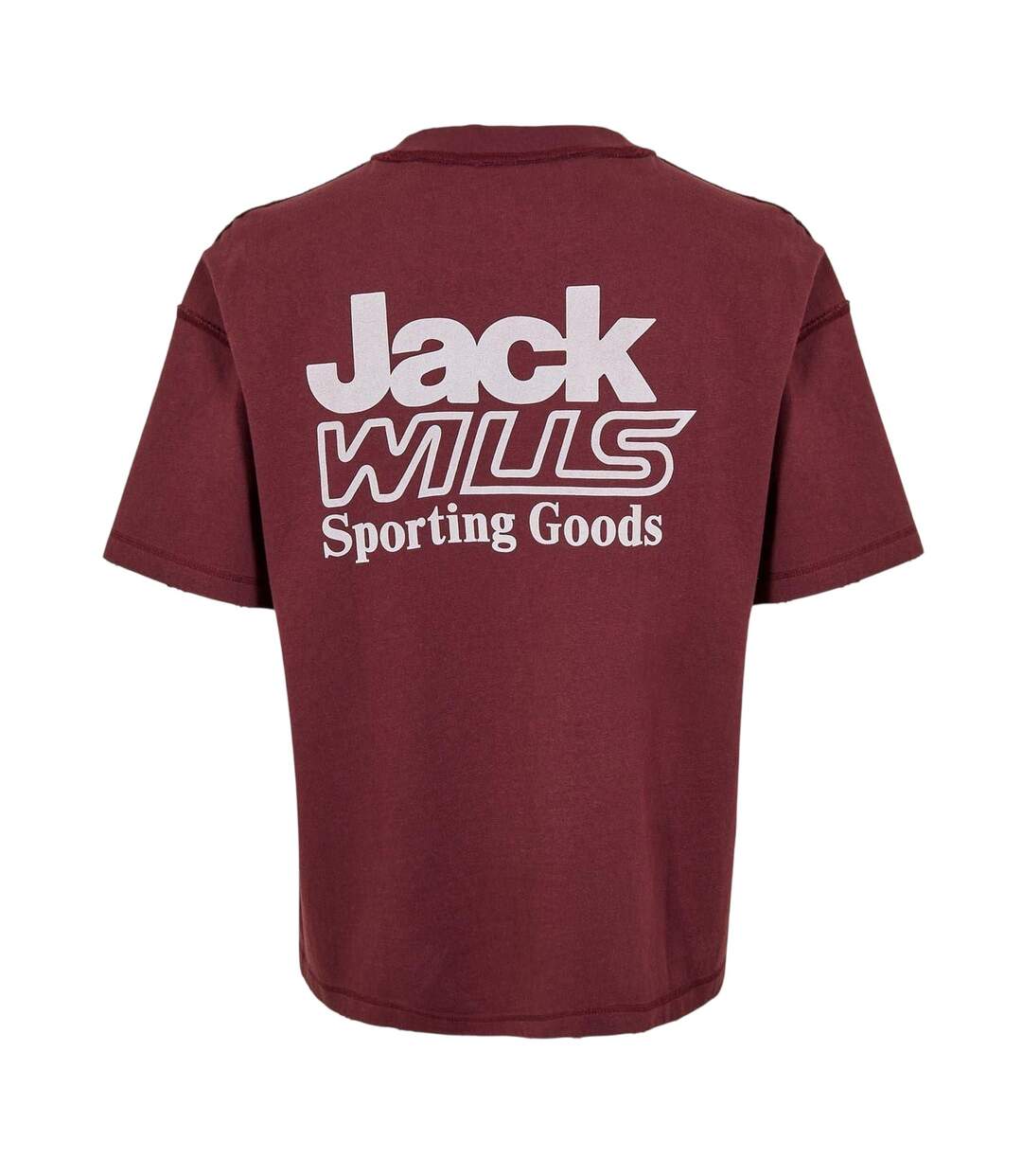Mens Bold Logo Short-sleeved T-shirt Chocolate Jack Wills-3