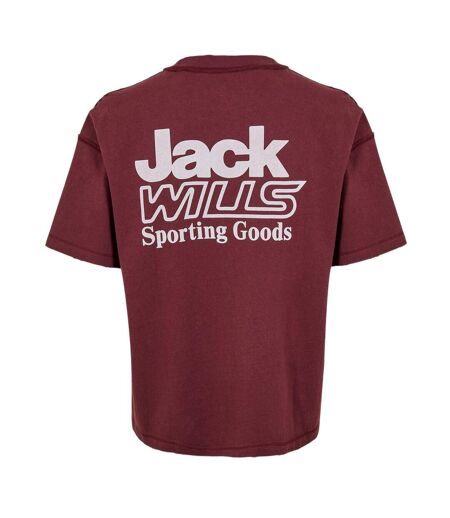 Mens Bold Logo Short-sleeved T-shirt Chocolate Jack Wills