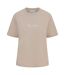 Womens/ladies Essentials Logo Boyfriend T-shirt Summer Sand Blank Essentials-2