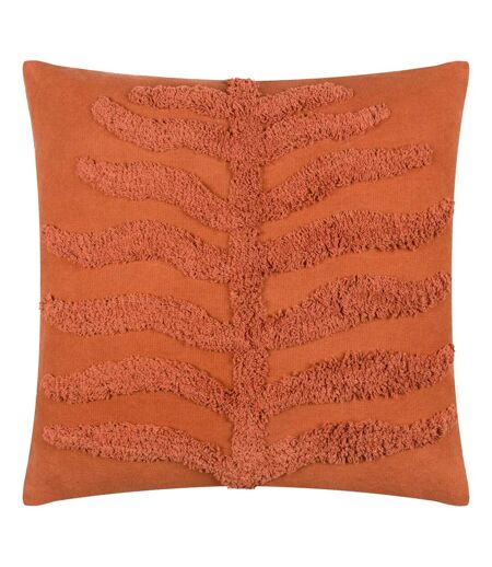 Dakota tufted cushion cover 45cm x 45cm rust Furn