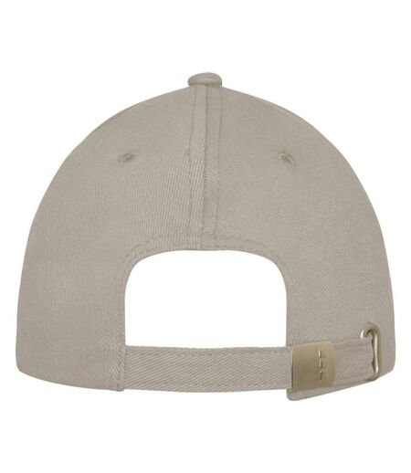 Unisex adult davis 6 panel cap oatmeal Elevate