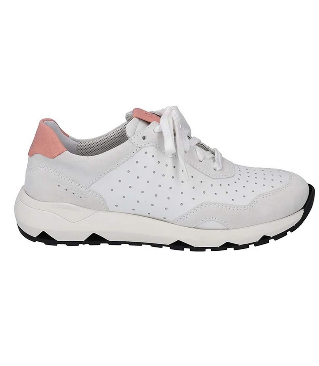 Baskets Femme Blanc Saumon Josef Seibel-2