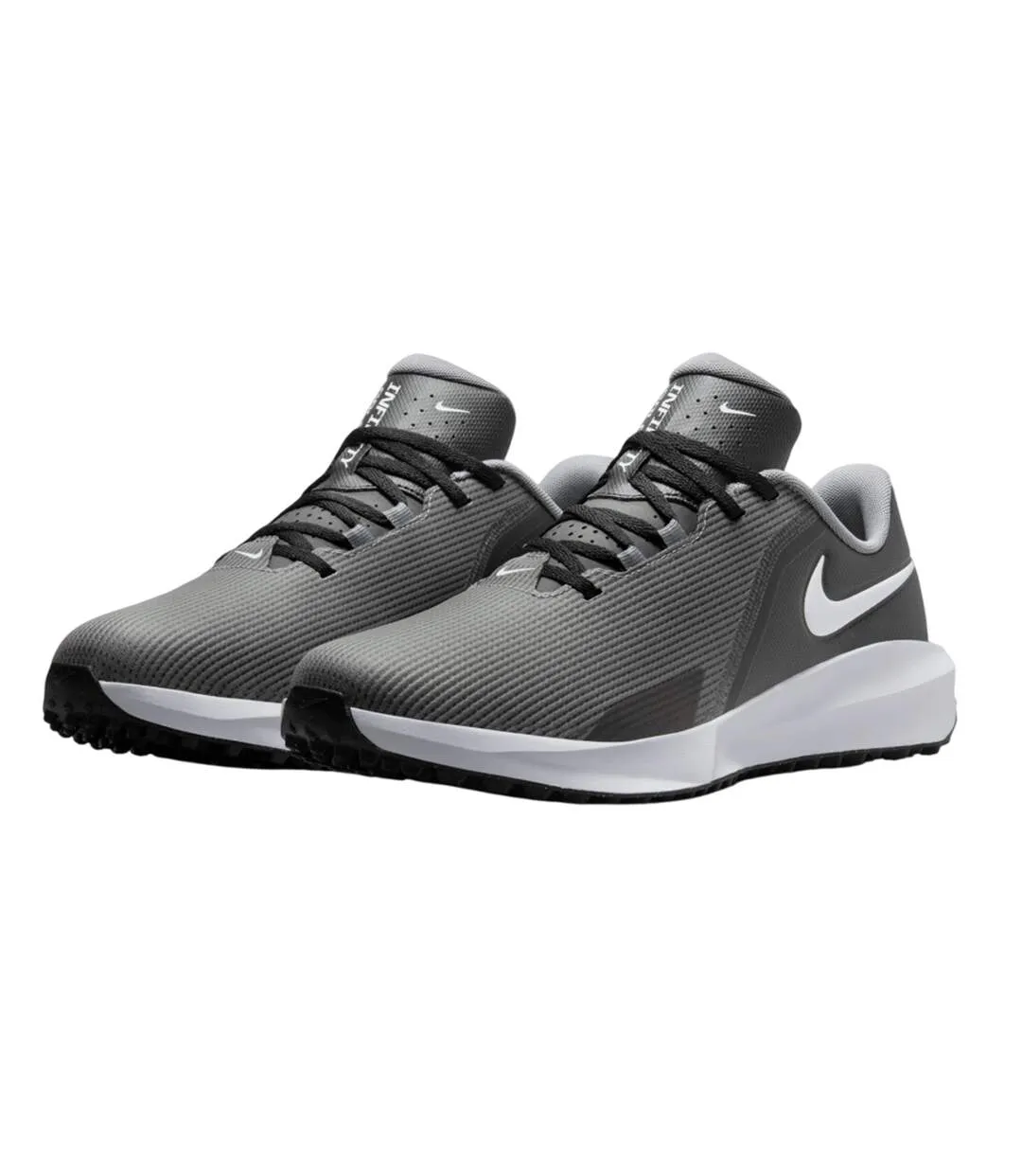 Mens Infinity Trainers Black White Smoke Grey Nike Golf-1