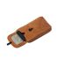 Mrs Lemon Twist Leather Phone Pouch One Size Caramel Aunts And Uncles-2