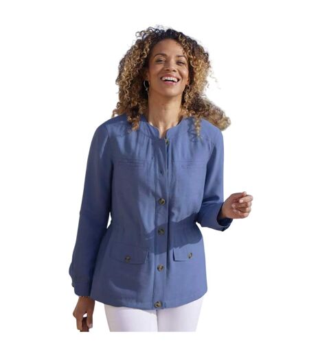 Veste saharienne femme bleu lavande Atlas for Women