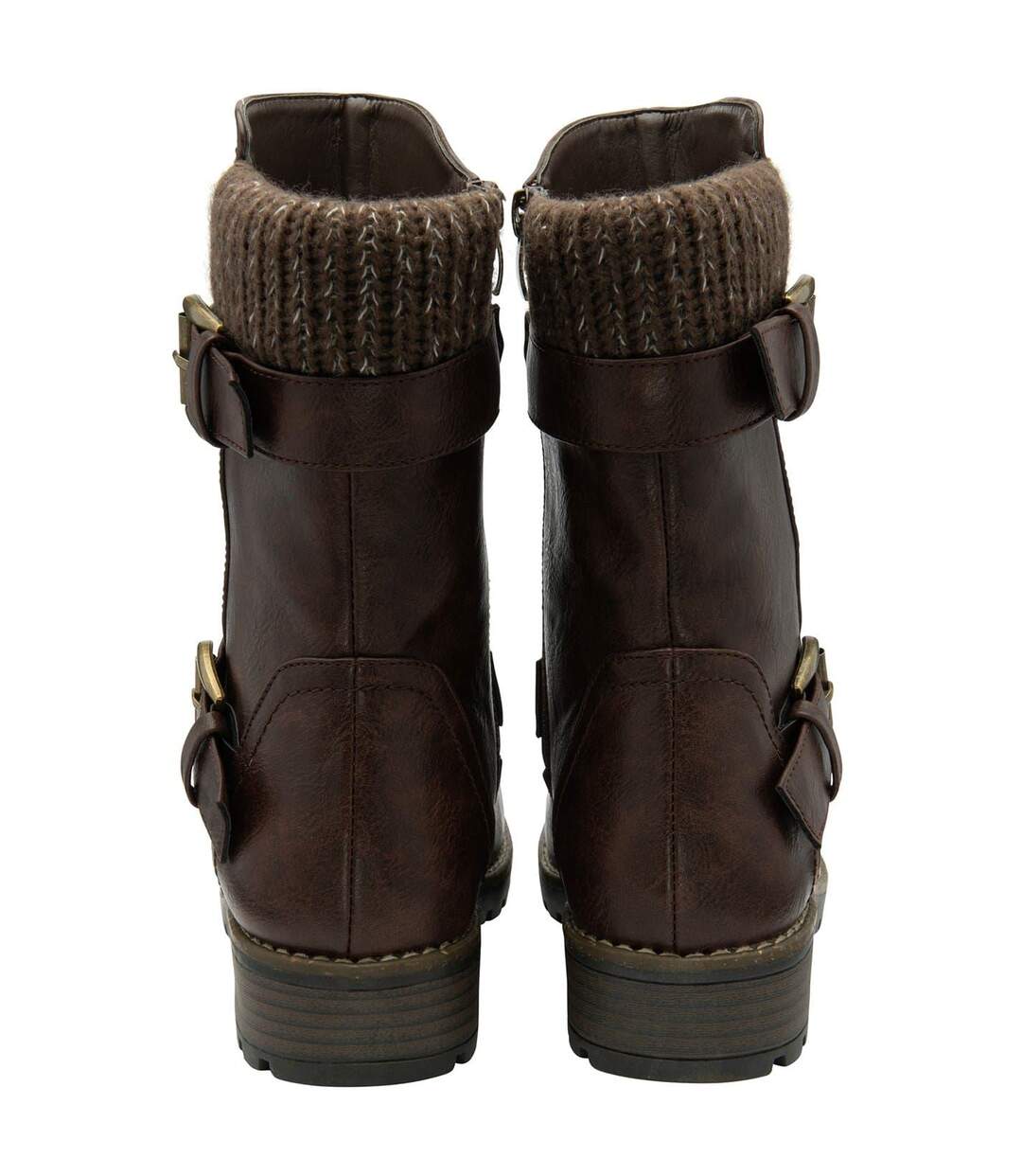 Bottes De Motard Jemima Femme Marron Lotus Shoes-2