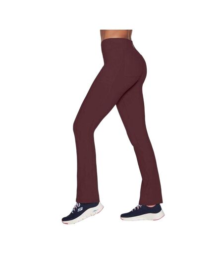 Womens/ladies Go Walk Shape & Lift Leggings Purple Skechers