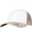 Casquette Trucker The Classic Retro Blanc Kaki Yupoong-1