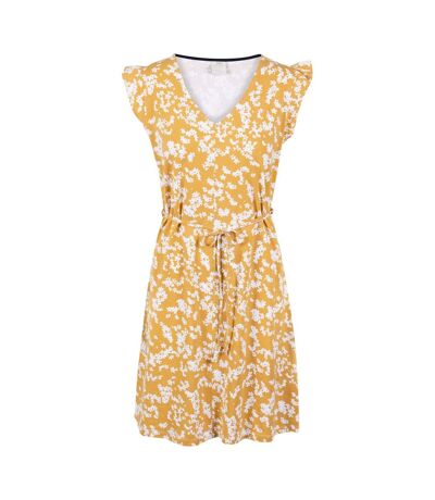 Womens/ladies Holly Ditsy Print Short-sleeved Dress Honeybee Trespass
