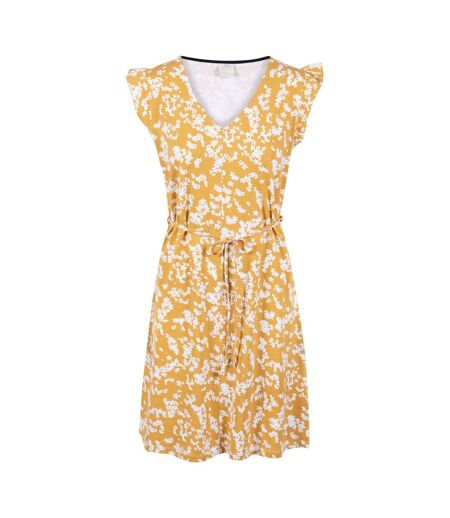 Womens/ladies Holly Ditsy Print Short-sleeved Dress Honeybee Trespass
