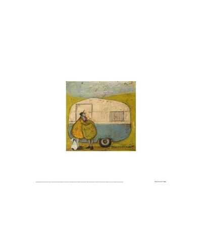 Sam Toft - Poster FEELS LIKE HOME (Vert / Jaune / Bleu) (30 cm x 30 cm) - UTPM4460