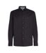 Mens Core Flex Poplin Shirt Black Tommy Hilfiger-2