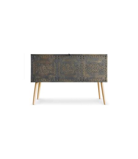 Coffre de Rangement Malina 100cm Cuivre & Or