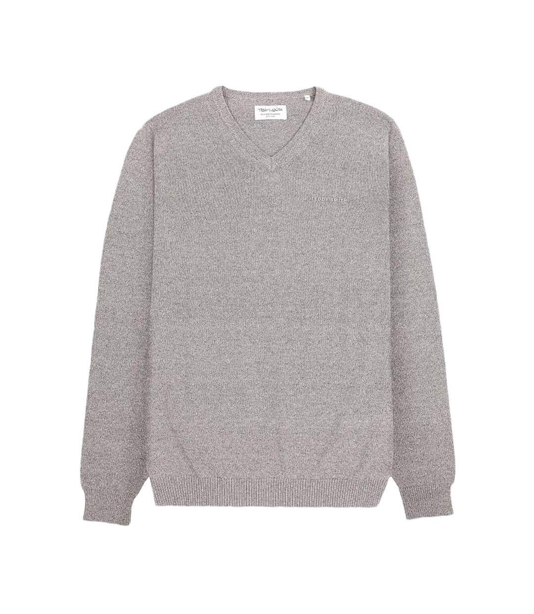 Pull Gris Homme Teddy Smith Pulser 3 - L