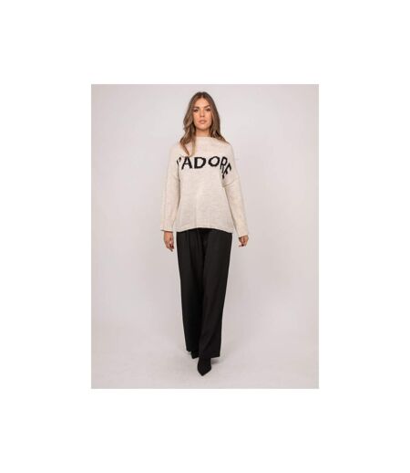 Pull message oversize col montant KYLINE - Dona X Lisa