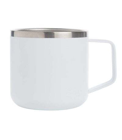 Stainless steel camp mug one size white XD Collection