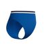 Womens/ladies Logo High Waist Bikini Bottoms Blue Speedo-3