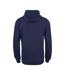 Mens Premium Organic Cotton Full Zip Hoodie Dark Navy Clique-2
