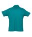 SOLS Mens Summer II Pique Short Sleeve Polo Shirt (Duck Blue)