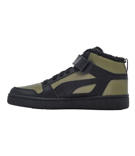 Chaussures Rebound Homme Noir Vert Puma