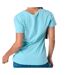 T-shirt Turquoise Femme Project X Paris Basic Broderie F221114 - S-2