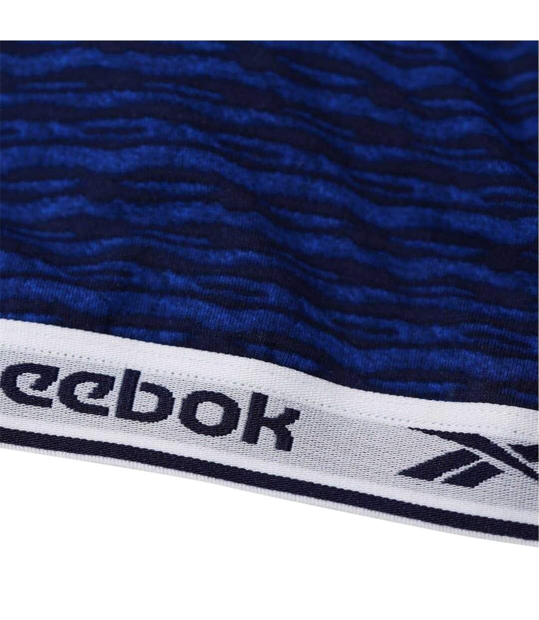 Womens/ladies Berry Zebra Print Bralette Blue Navy Reebok-3