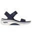 Womens/ladies Go Walk 2.0 Arch Fit Sandals Navy Skechers-3
