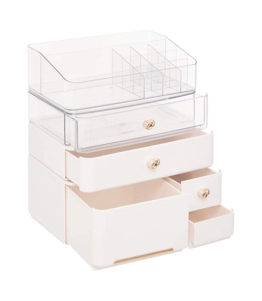 Organiseur 5 Tiroirs Sara 27cm Blanc-2