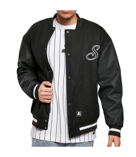 Blouson D´université Homme Noir Starter Black Label