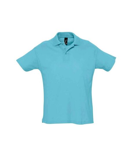Polo Summer Homme Bleu Atoll SOLS