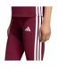 Legging Motif/style 3 Rayures Essentials Femme Rouge Adidas-4