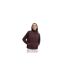Sweat Uni À Col Montant Zippé Jean Femme Marron Trespass-1