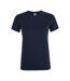 SOLS Womens/Ladies Regent Short Sleeve T-Shirt (Navy) - UTPC3774