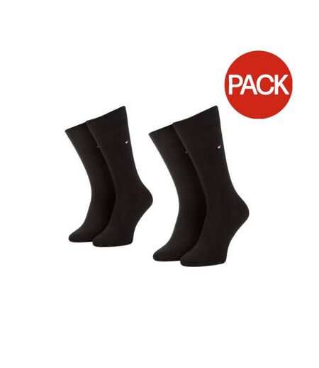 Chaussettes Motif/style Logo Brodé Homme Noir Tommy Hilfiger