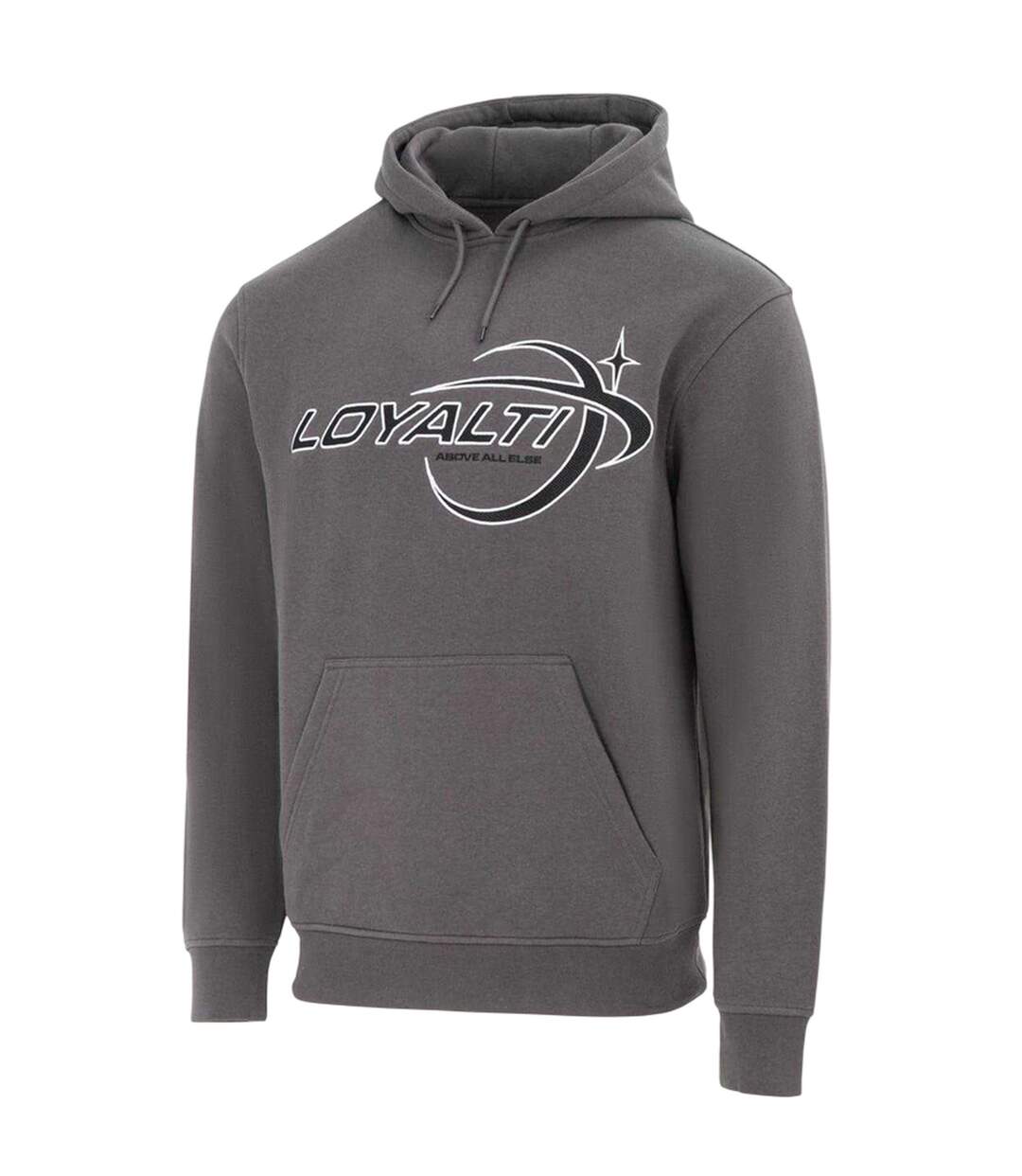 Mens Galaxy Cotton Drawstring Hoodie Carbon Loyalti-3