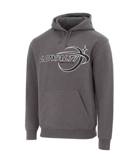 Mens Galaxy Cotton Drawstring Hoodie Carbon Loyalti