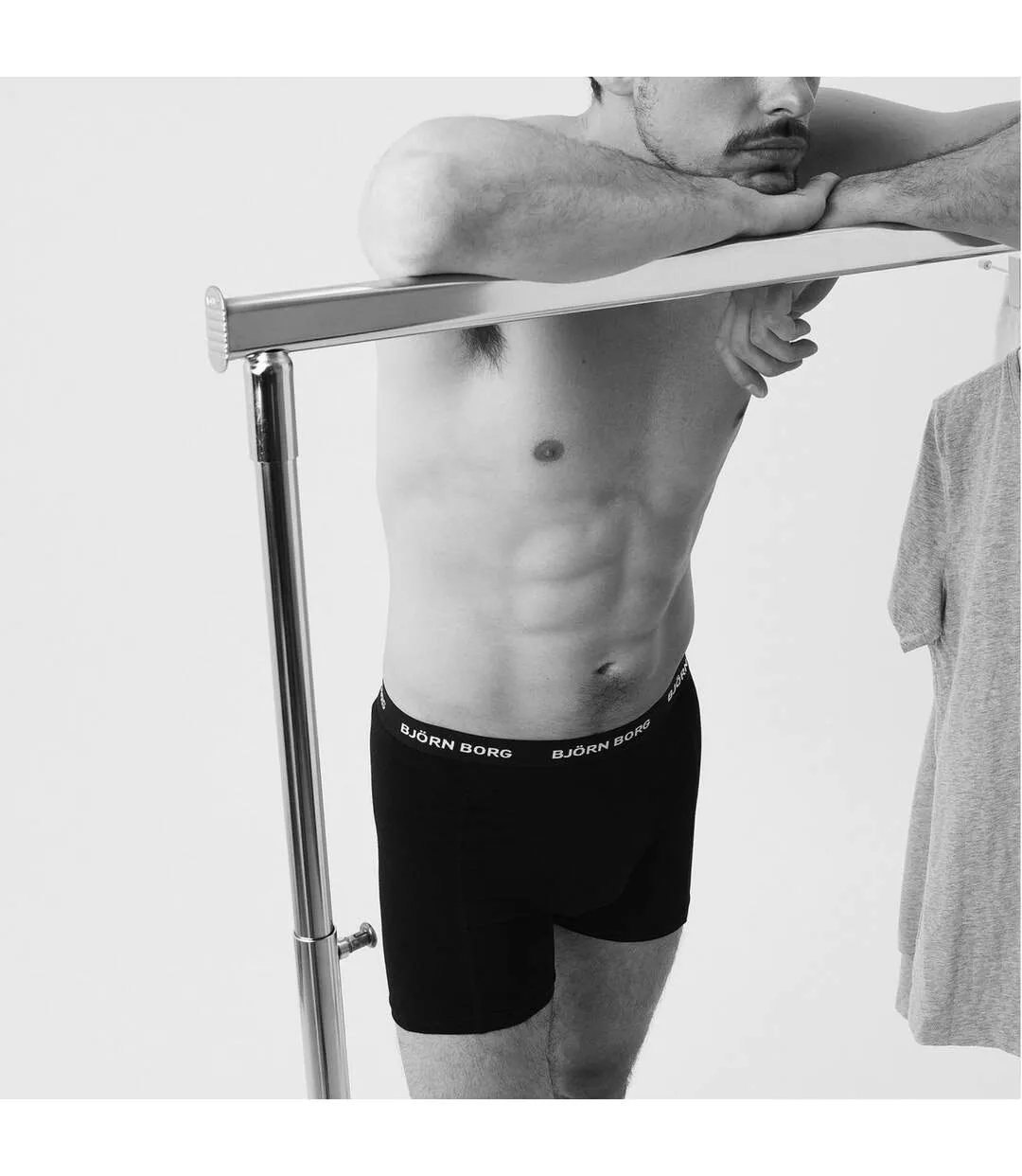 3 Pack Mens Designer Band Cotton Boxer Shorts-3