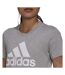 T-shirt Motif/style Gros Logo Femme Gris Adidas-4