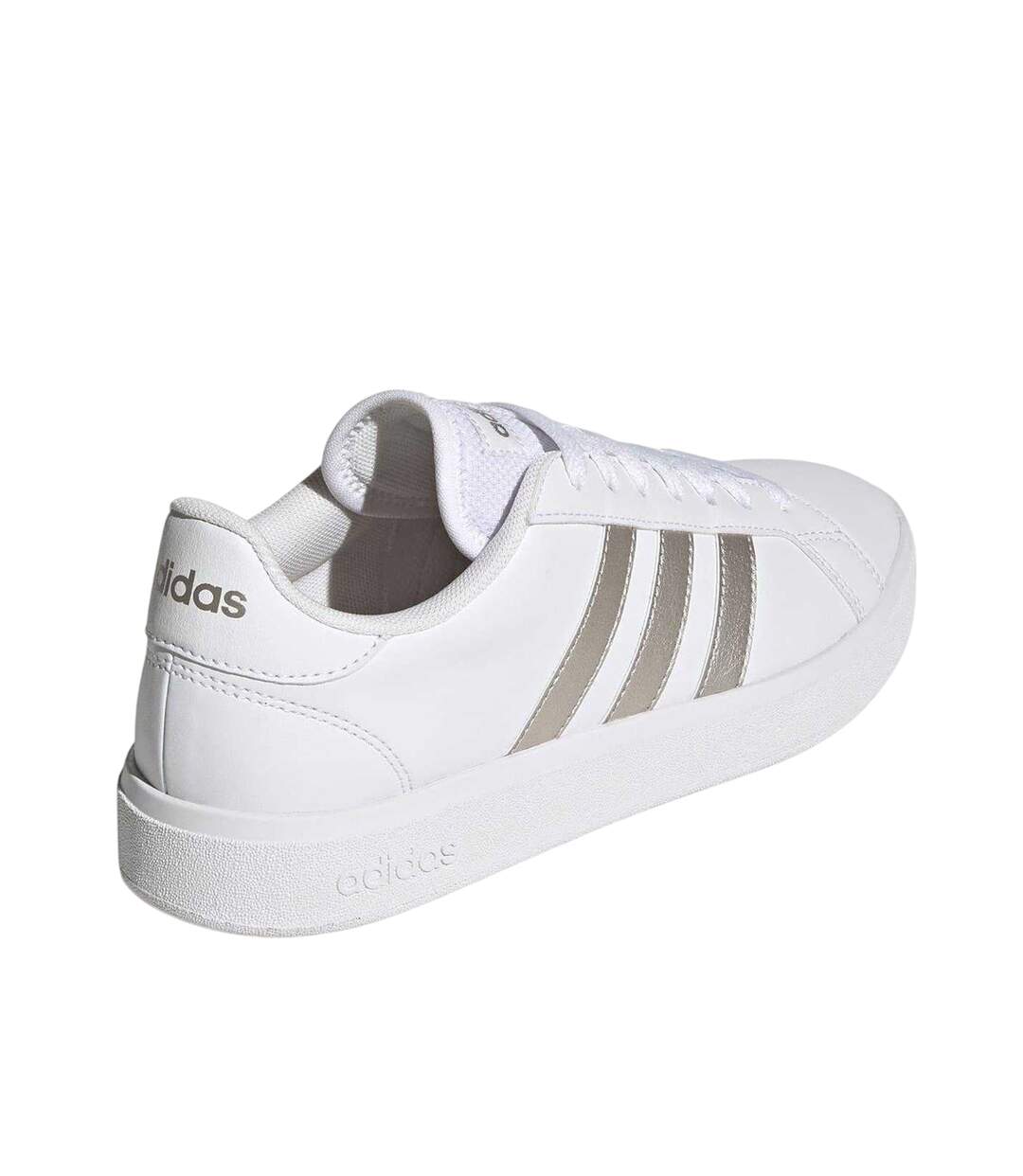 Baskets Motif/style À Rayures Grand Court Femme Blanc Adidas-2
