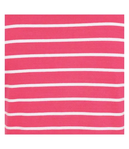 Womens/ladies Breton Top Cherry Lazy Jacks