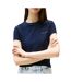 T-shirt marine femme tommy hilfiger slim linear dw0dw21164 - 3xl-1