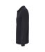 Unisex Adult Planet Long-sleeved Polo Shirt Black SOLS-3