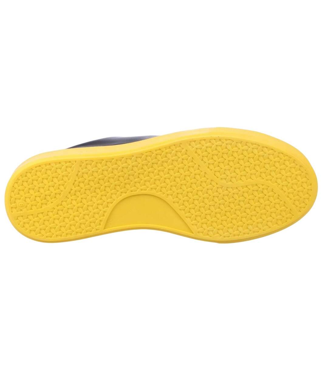 Baskets Style Logo Luna Homme Noir Jaune Lavair-4
