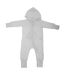 Grenouillère à capuche bébé unisexe gris Babybugz-1