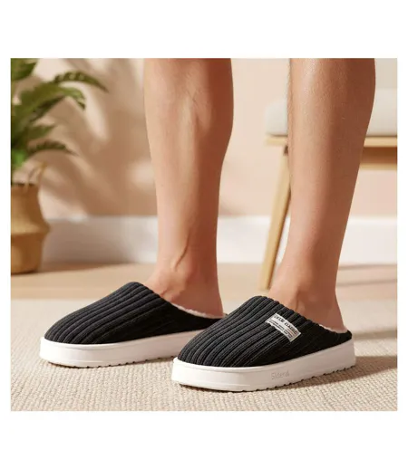 Mules homme velours côtelé MU10122