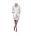 Peignoir polaire court femme-1