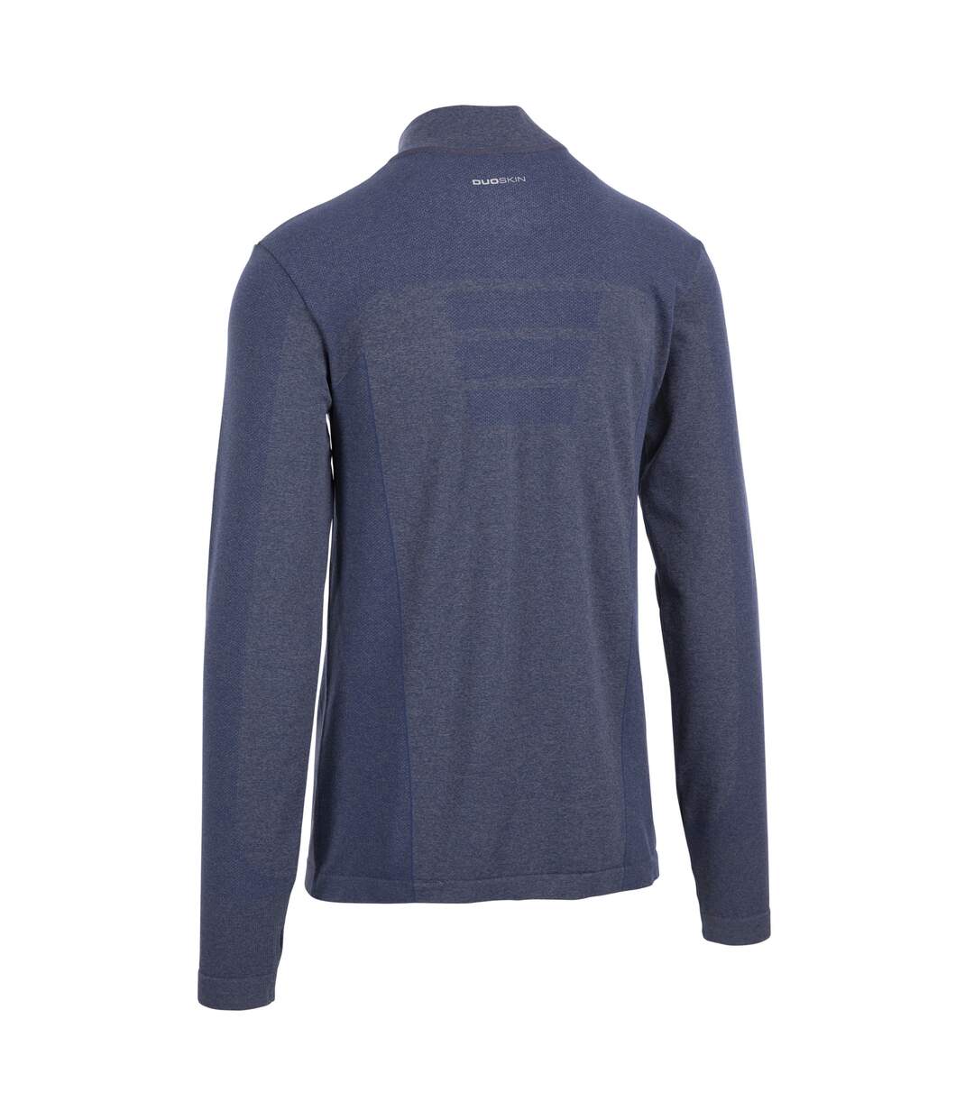 Mens timson seamless active top navy marl Trespass